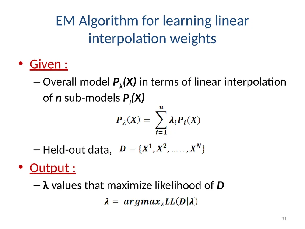 Smoothing Techniques – A Primer Deepak Suyel - slide 31 of 49