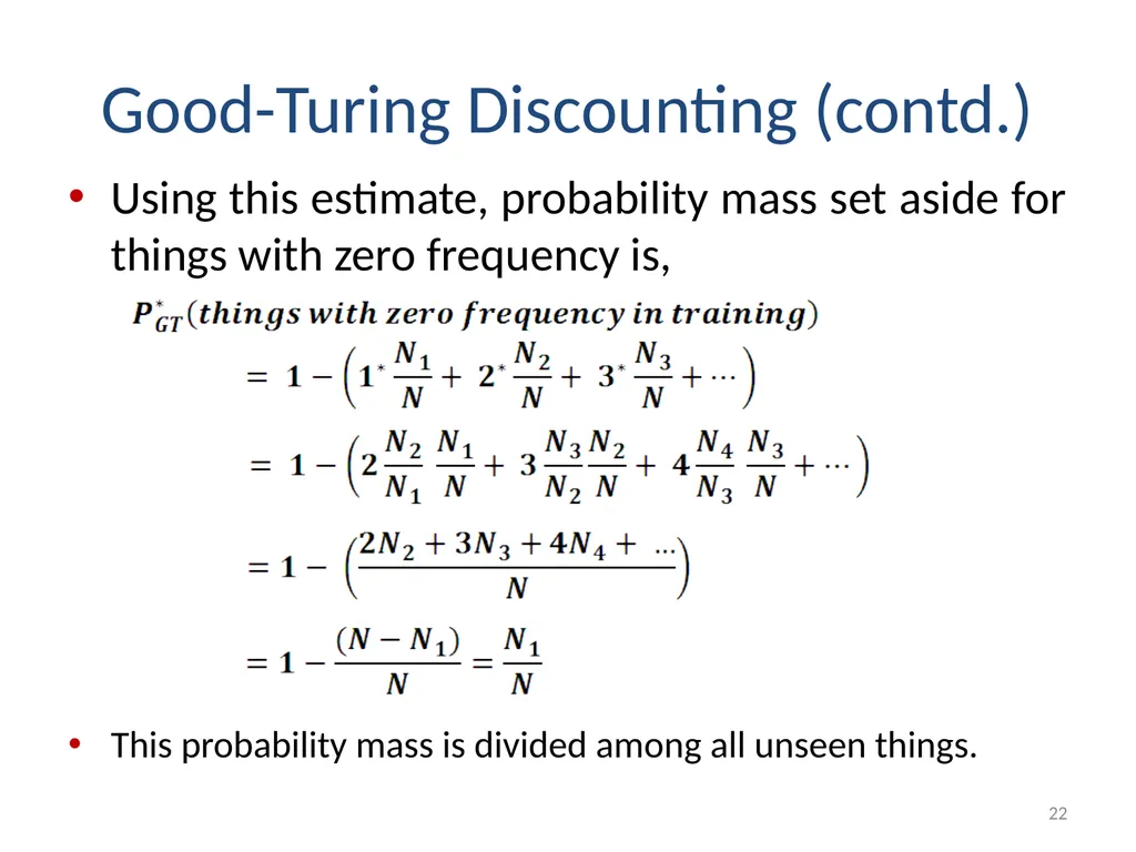 Smoothing Techniques – A Primer Deepak Suyel - slide 22 of 49