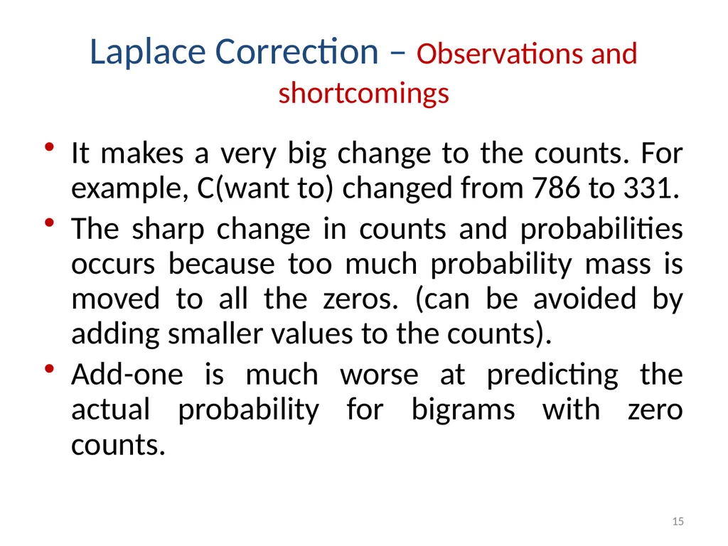 Smoothing Techniques – A Primer Deepak Suyel - slide 15 of 49