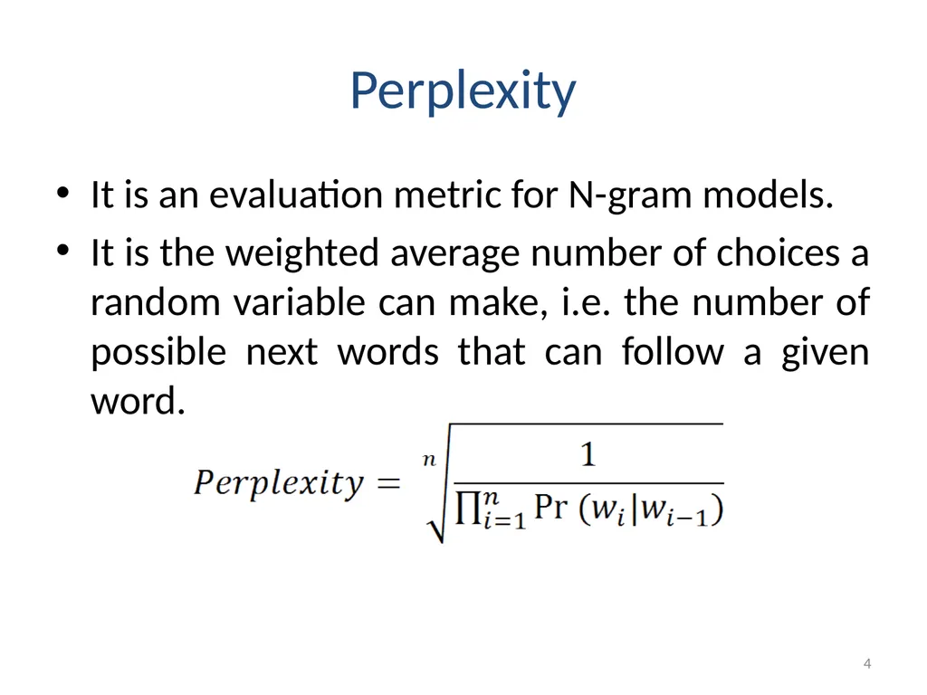 Smoothing Techniques – A Primer Deepak Suyel - slide 4 of 49