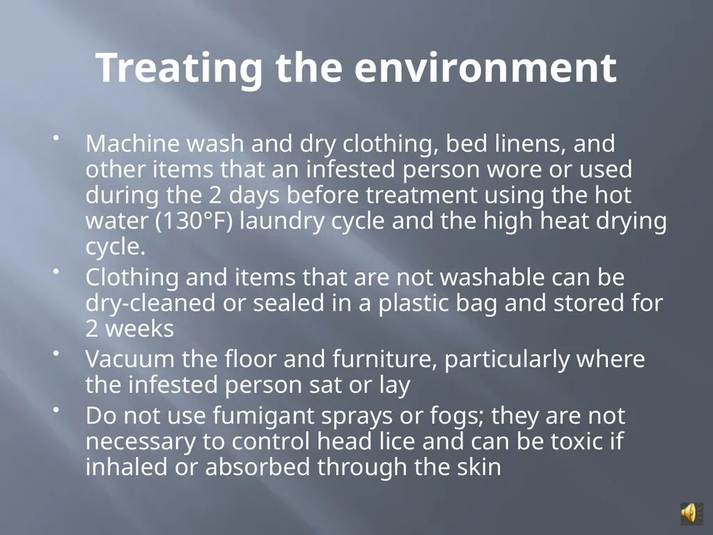 MANAGING HEAD LICE IN THE SCHOOL SETTING A - slide 17 of 22