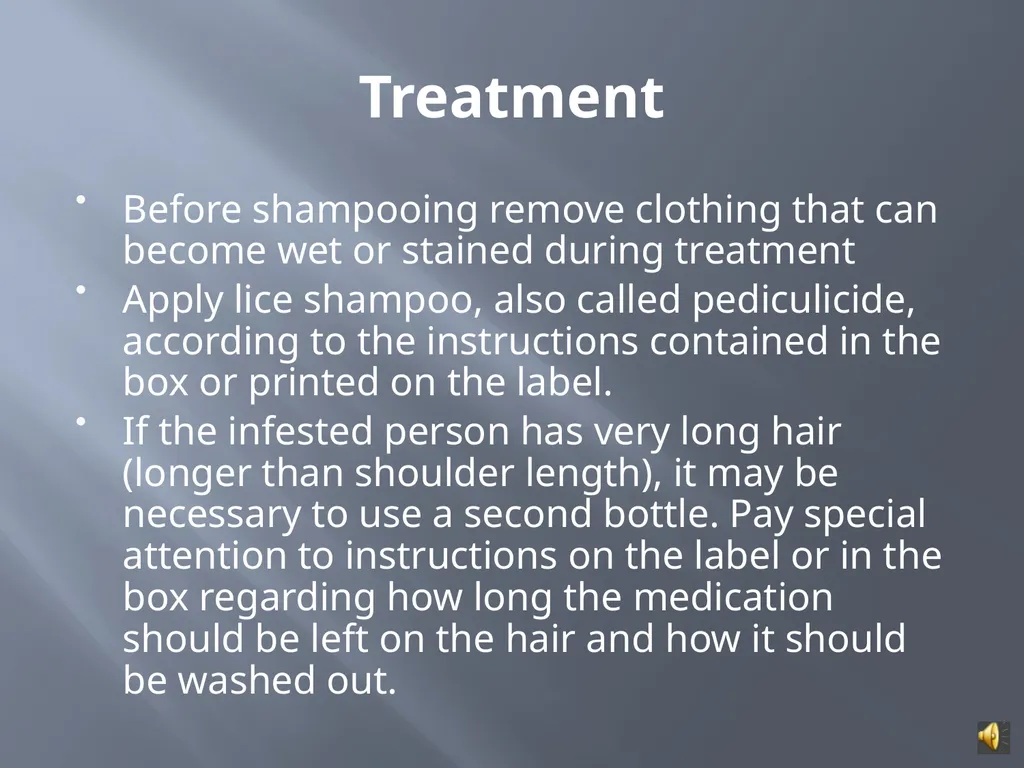 MANAGING HEAD LICE IN THE SCHOOL SETTING A - slide 16 of 22