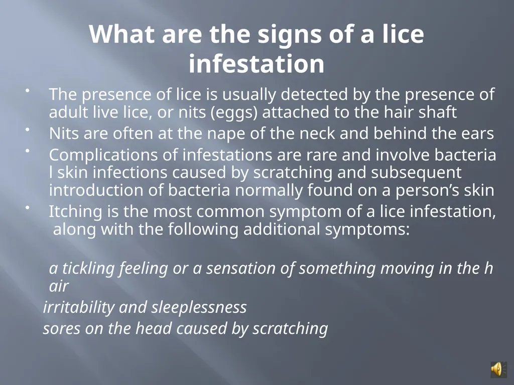 MANAGING HEAD LICE IN THE SCHOOL SETTING A - slide 7 of 22