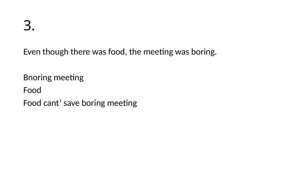Each sentence will appear for a short time. Read - slide 6 of 18