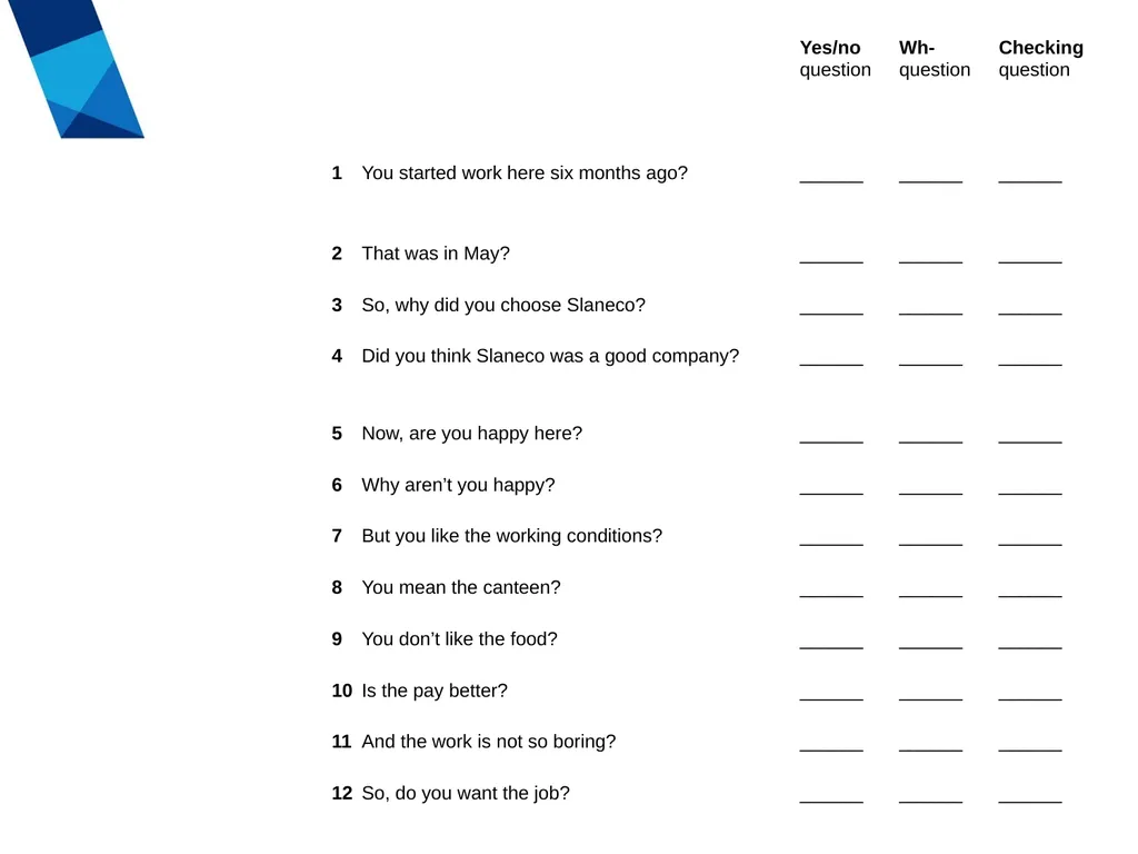 Lesson 6 Work Understanding Questions Lesson 06 - slide 9 of 15
