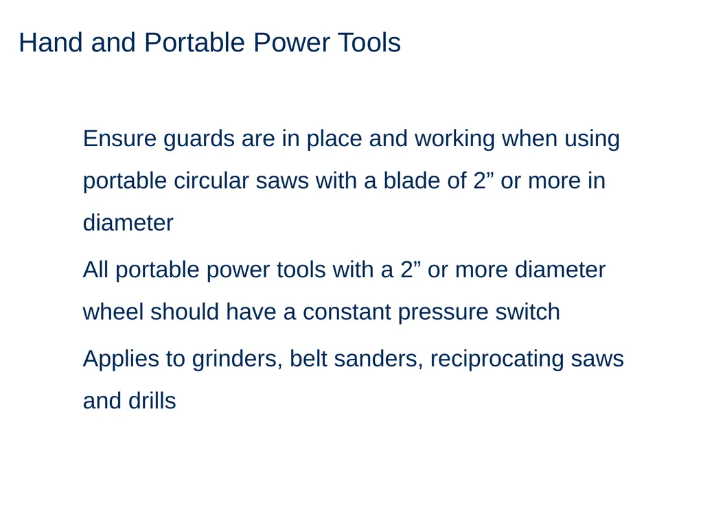 Machine Guarding and Amputation Hazards - slide 17 of 48