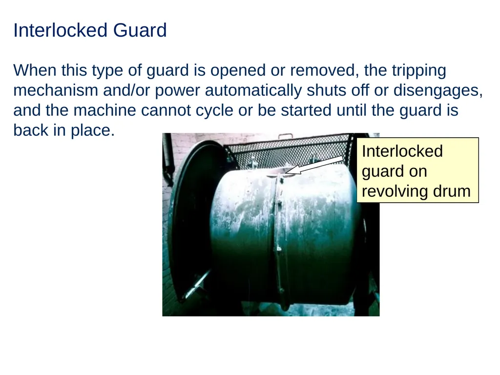 Machine Guarding and Amputation Hazards - slide 24 of 48