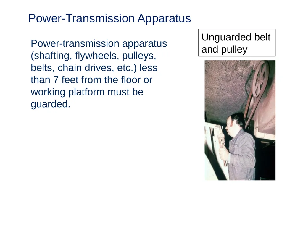Machine Guarding and Amputation Hazards - slide 41 of 48
