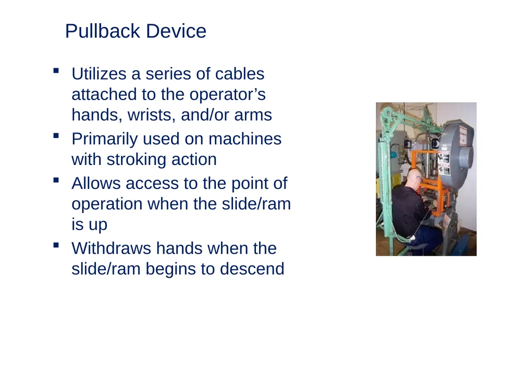 Machine Guarding and Amputation Hazards - slide 27 of 48