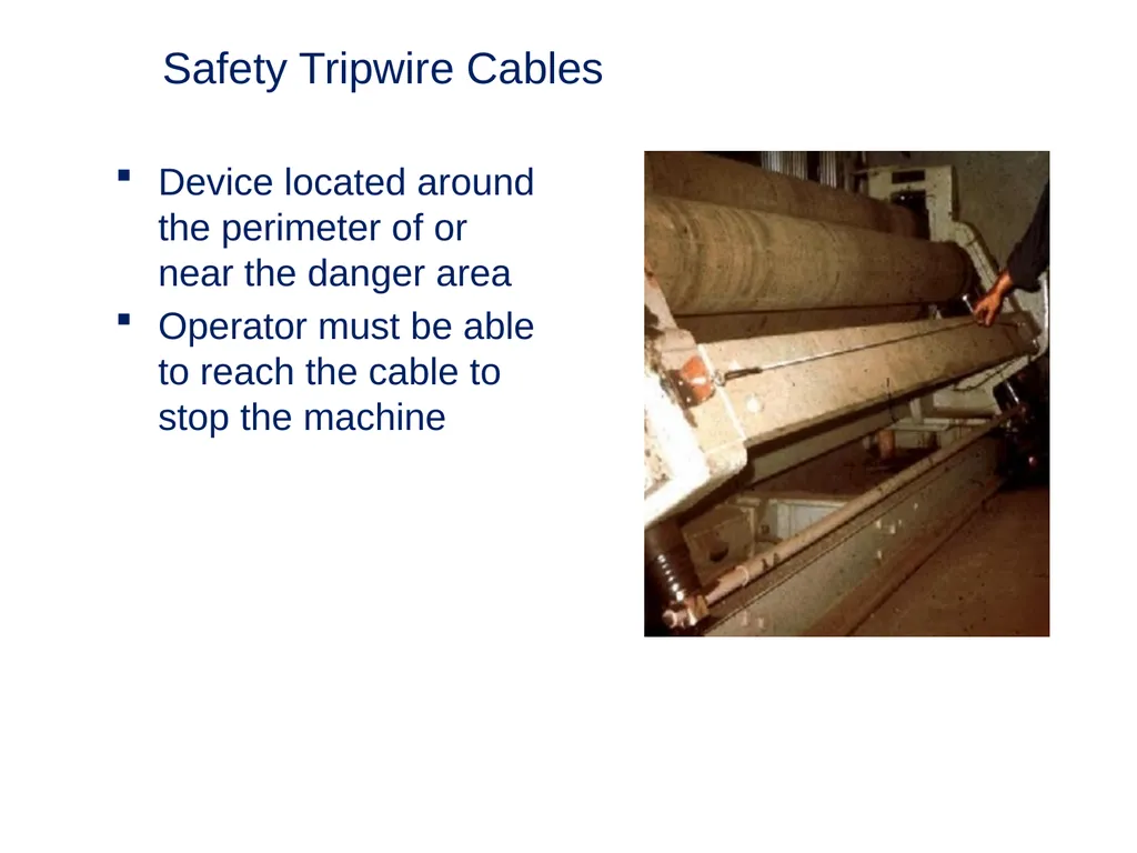 Machine Guarding and Amputation Hazards - slide 29 of 48
