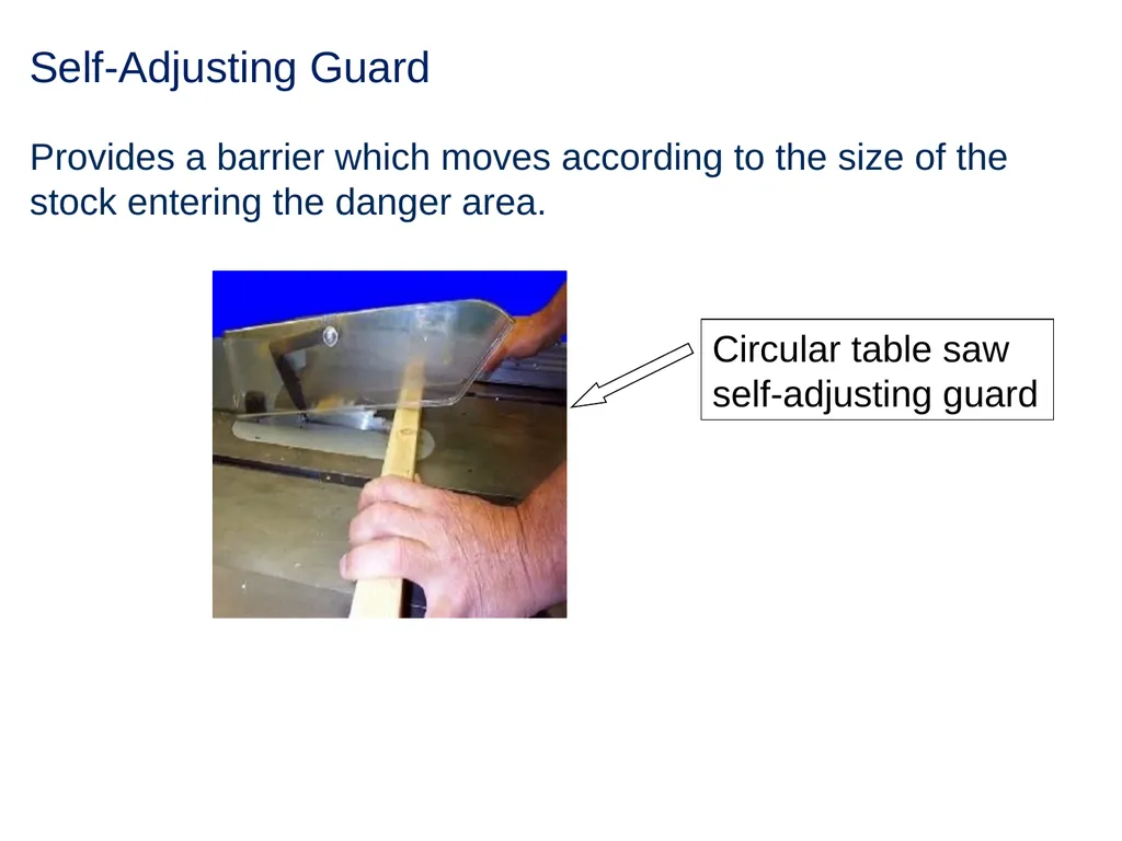 Machine Guarding and Amputation Hazards - slide 26 of 48