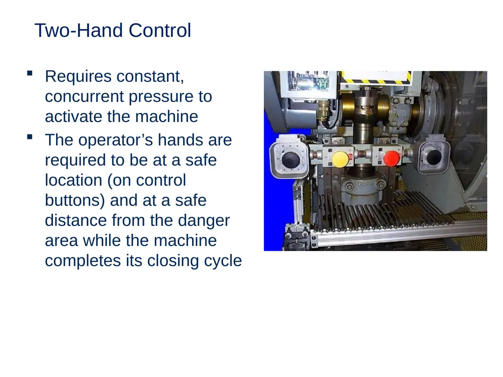 Machine Guarding and Amputation Hazards - slide 30 of 48