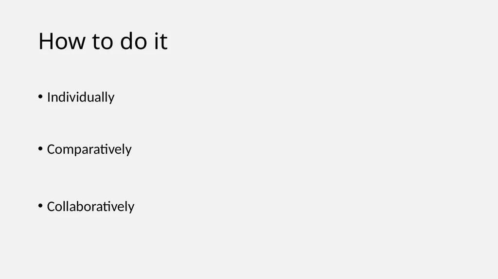 Participatory Analysis and Collaborative Coding - slide 8 of 18