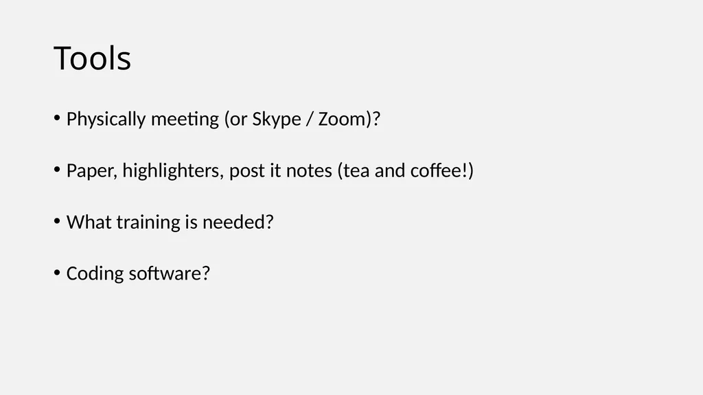 Participatory Analysis and Collaborative Coding - slide 15 of 18