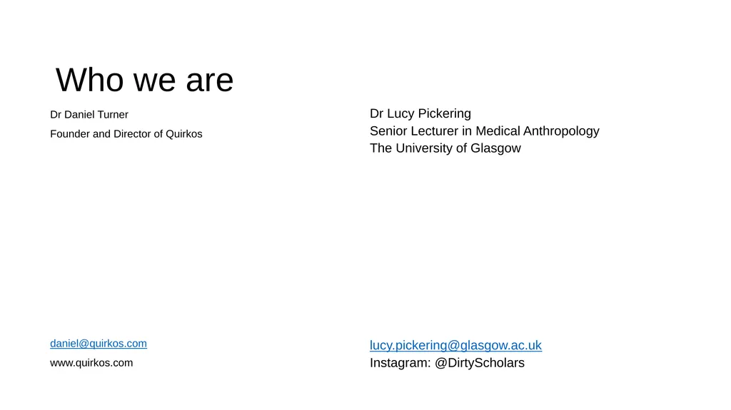 Participatory Analysis and Collaborative Coding - slide 2 of 18
