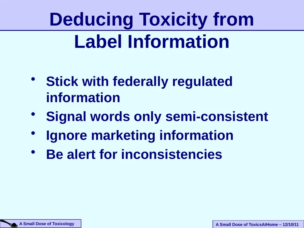 An Introduction To The Health Effects of Toxic - slide 20 of 33