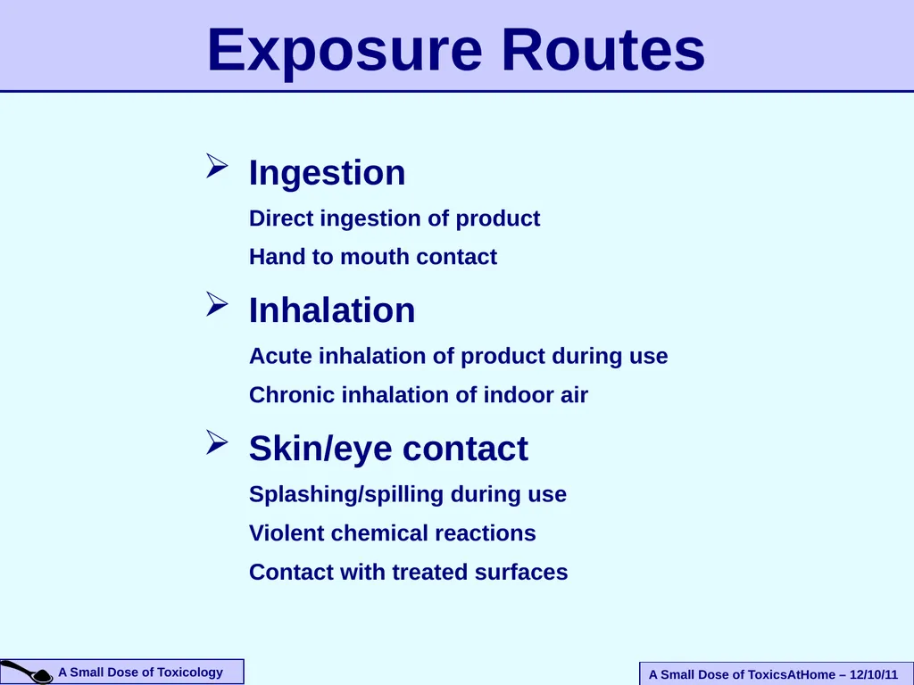 An Introduction To The Health Effects of Toxic - slide 7 of 33