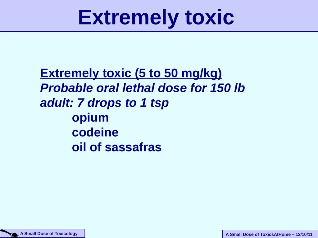 An Introduction To The Health Effects of Toxic - slide 16 of 33