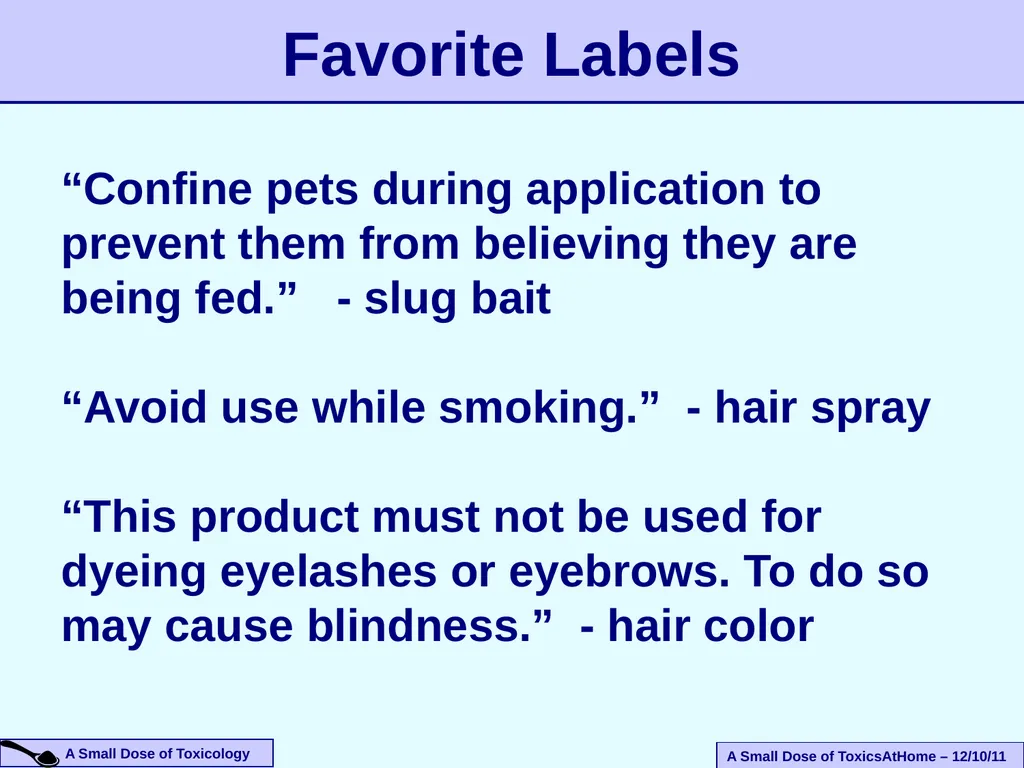 An Introduction To The Health Effects of Toxic - slide 24 of 33