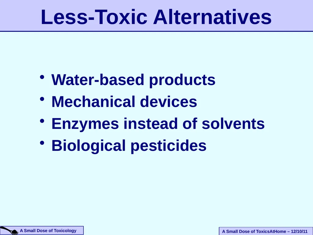 An Introduction To The Health Effects of Toxic - slide 28 of 33