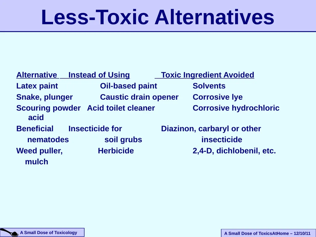 An Introduction To The Health Effects of Toxic - slide 29 of 33