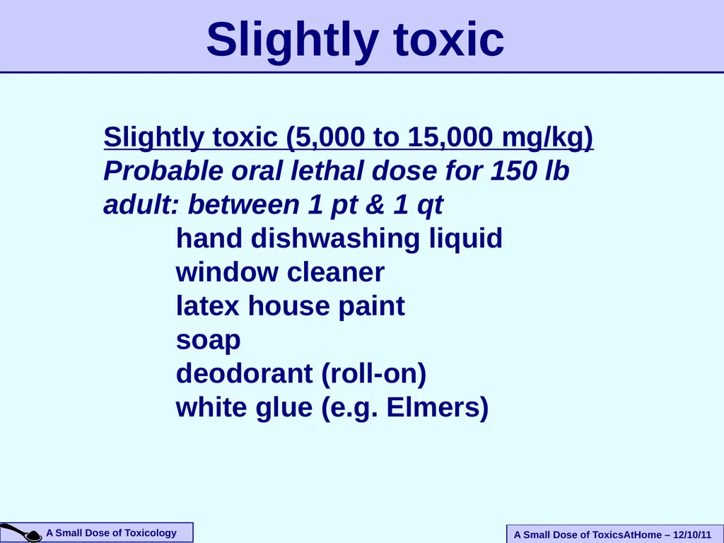 An Introduction To The Health Effects of Toxic - slide 13 of 33