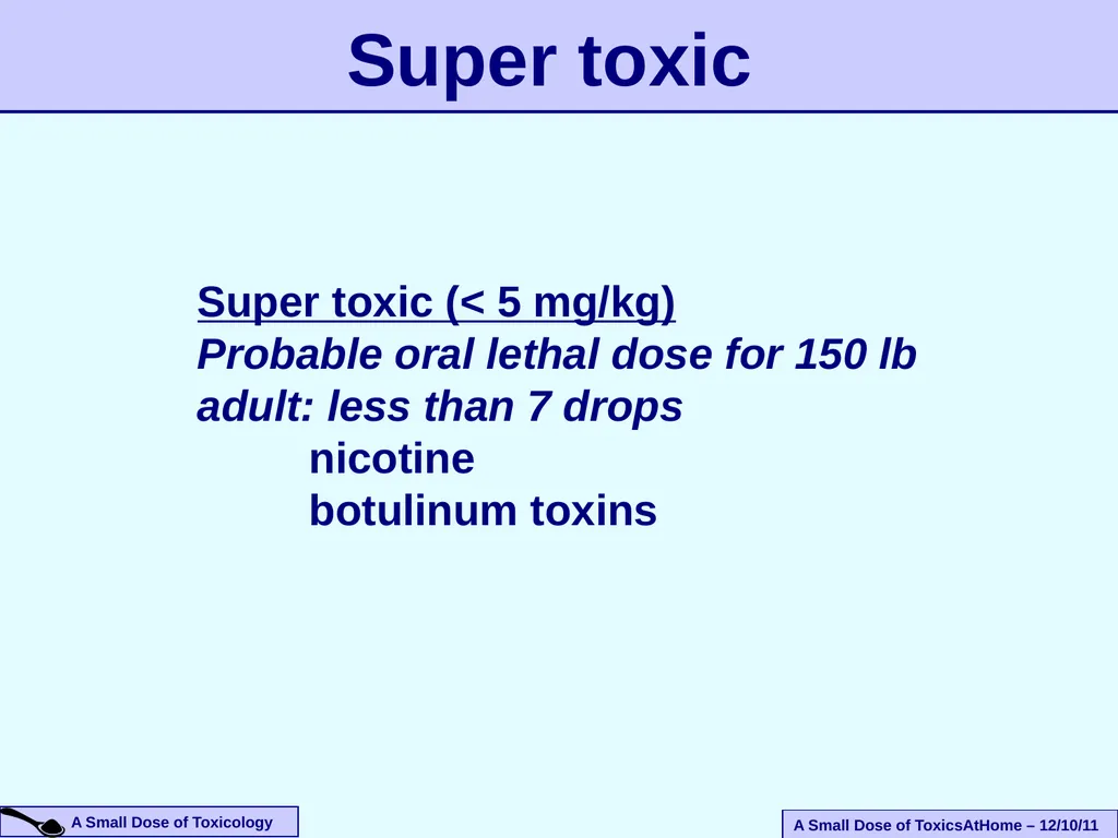 An Introduction To The Health Effects of Toxic - slide 17 of 33