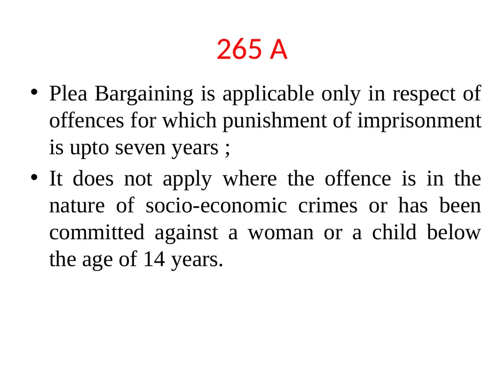 Chapter 21 A Plea Bargaining Cr.P.C. 1973 History - slide 6 of 21