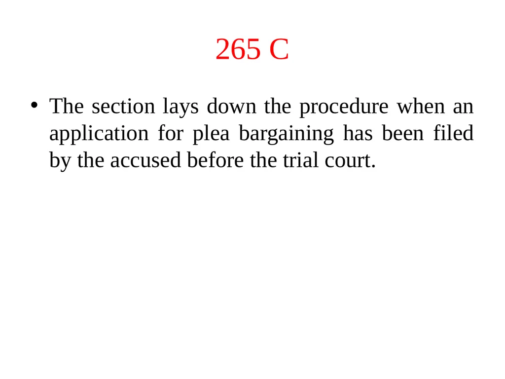 Chapter 21 A Plea Bargaining Cr.P.C. 1973 History - slide 10 of 21