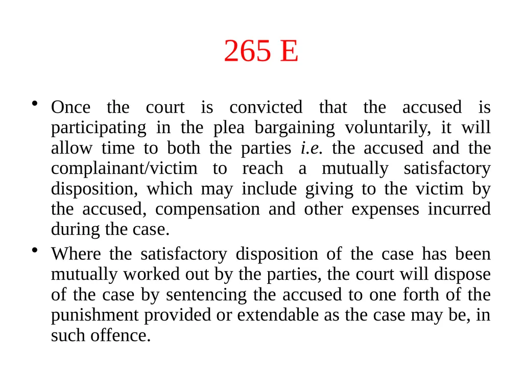 Chapter 21 A Plea Bargaining Cr.P.C. 1973 History - slide 13 of 21