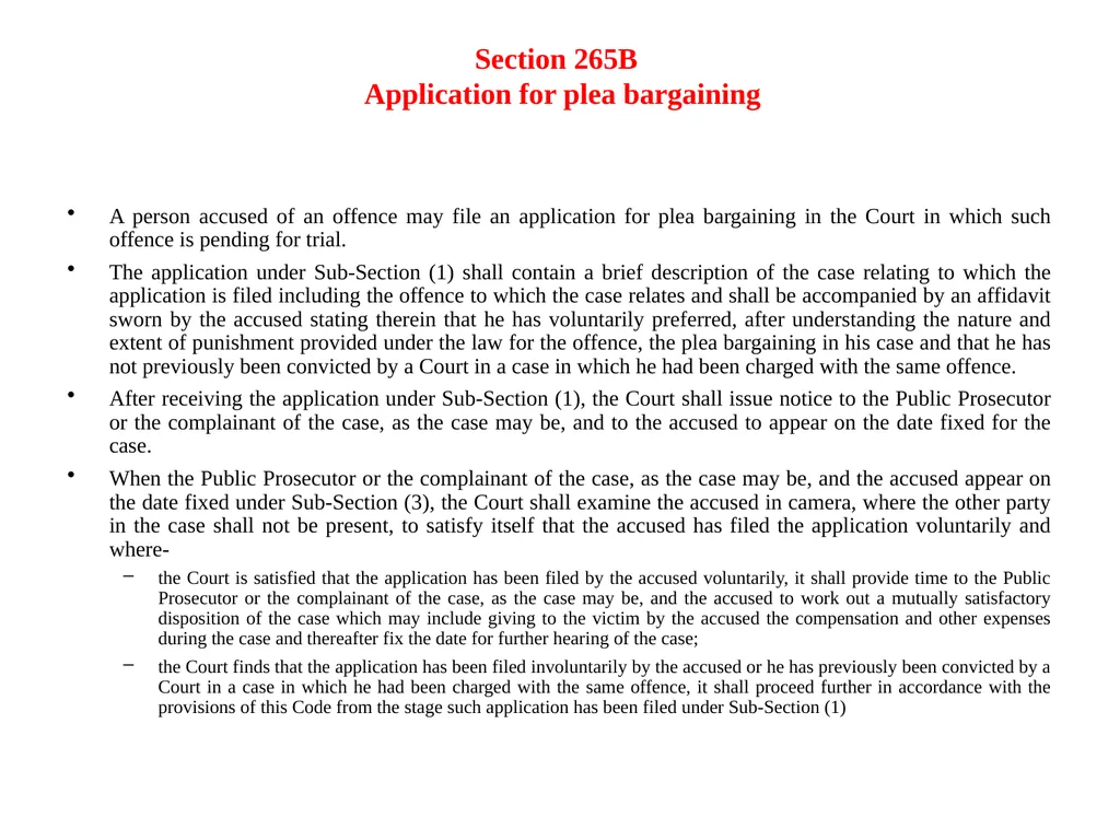 Chapter 21 A Plea Bargaining Cr.P.C. 1973 History - slide 7 of 21