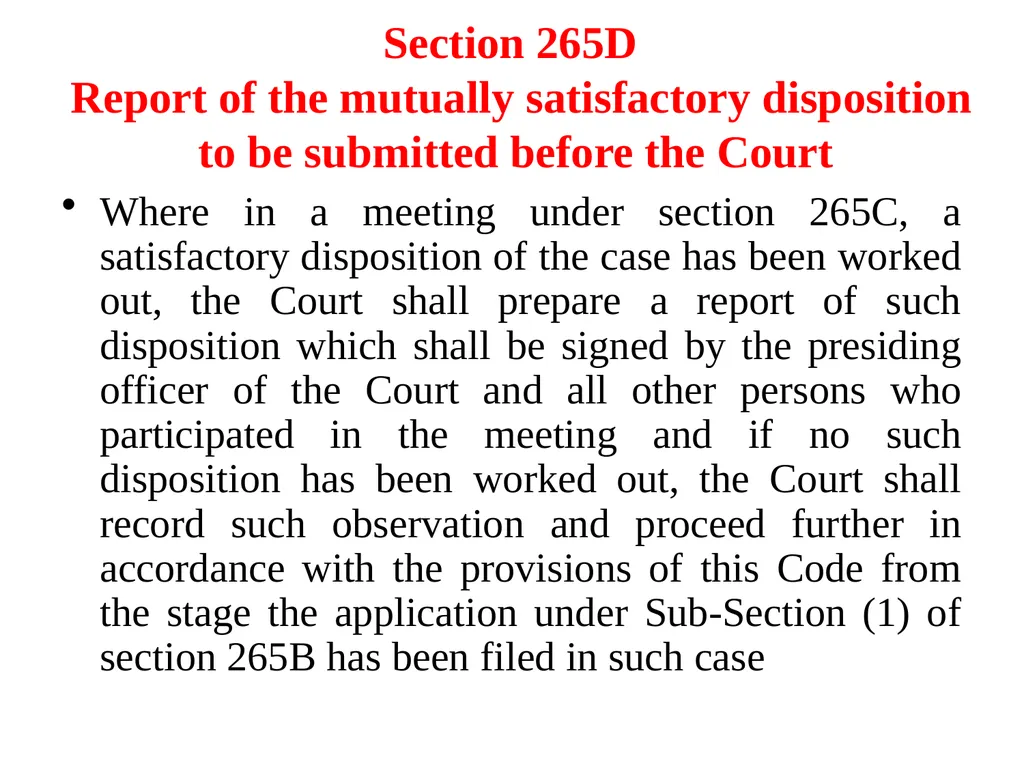 Chapter 21 A Plea Bargaining Cr.P.C. 1973 History - slide 11 of 21