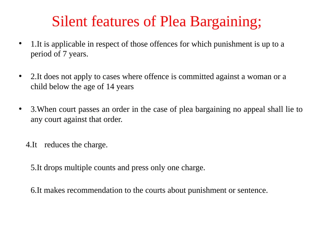 Chapter 21 A Plea Bargaining Cr.P.C. 1973 History - slide 4 of 21