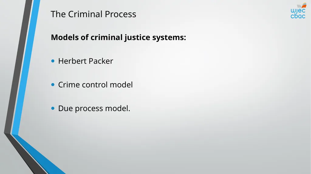 The Criminal Process Criminal Courts Objectives - slide 3 of 15