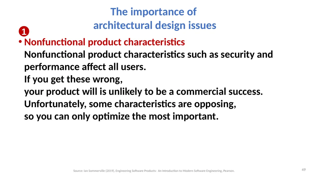 Software Architecture: Architectural design, - slide 49 of 81