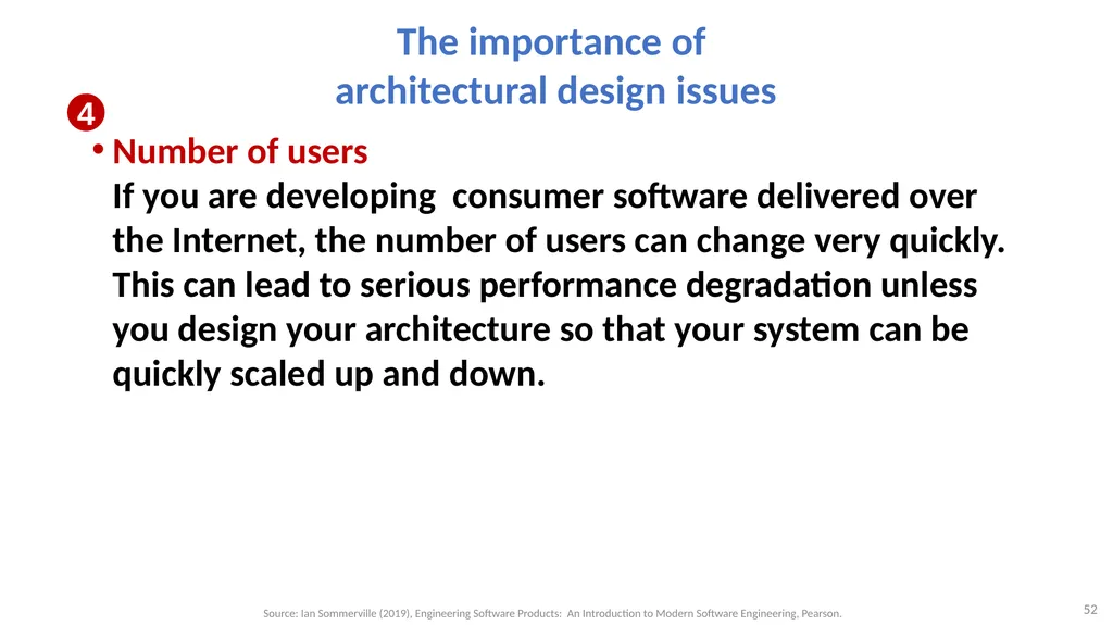 Software Architecture: Architectural design, - slide 52 of 81