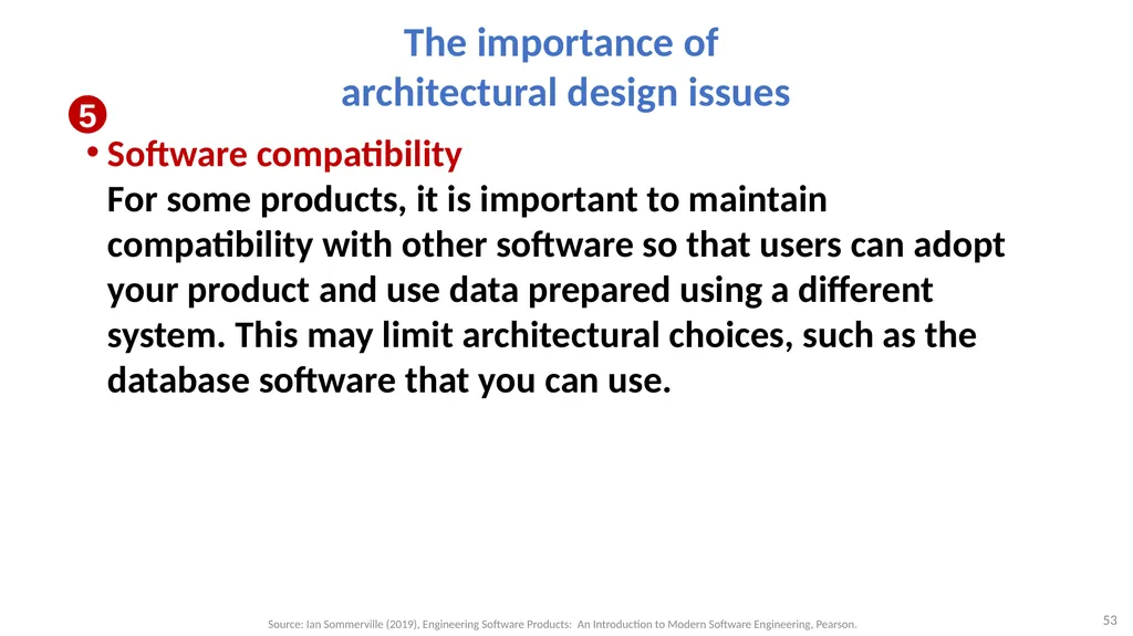 Software Architecture: Architectural design, - slide 53 of 81