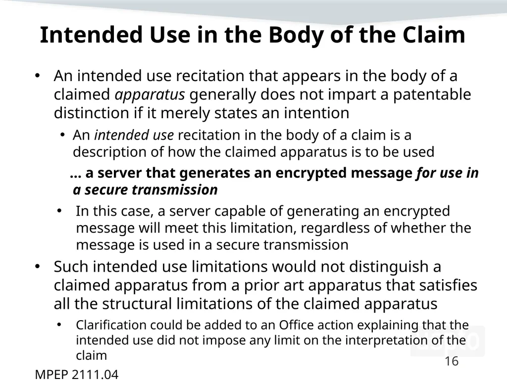 Examining Functional Claim Limitations: Focus on - slide 16 of 33