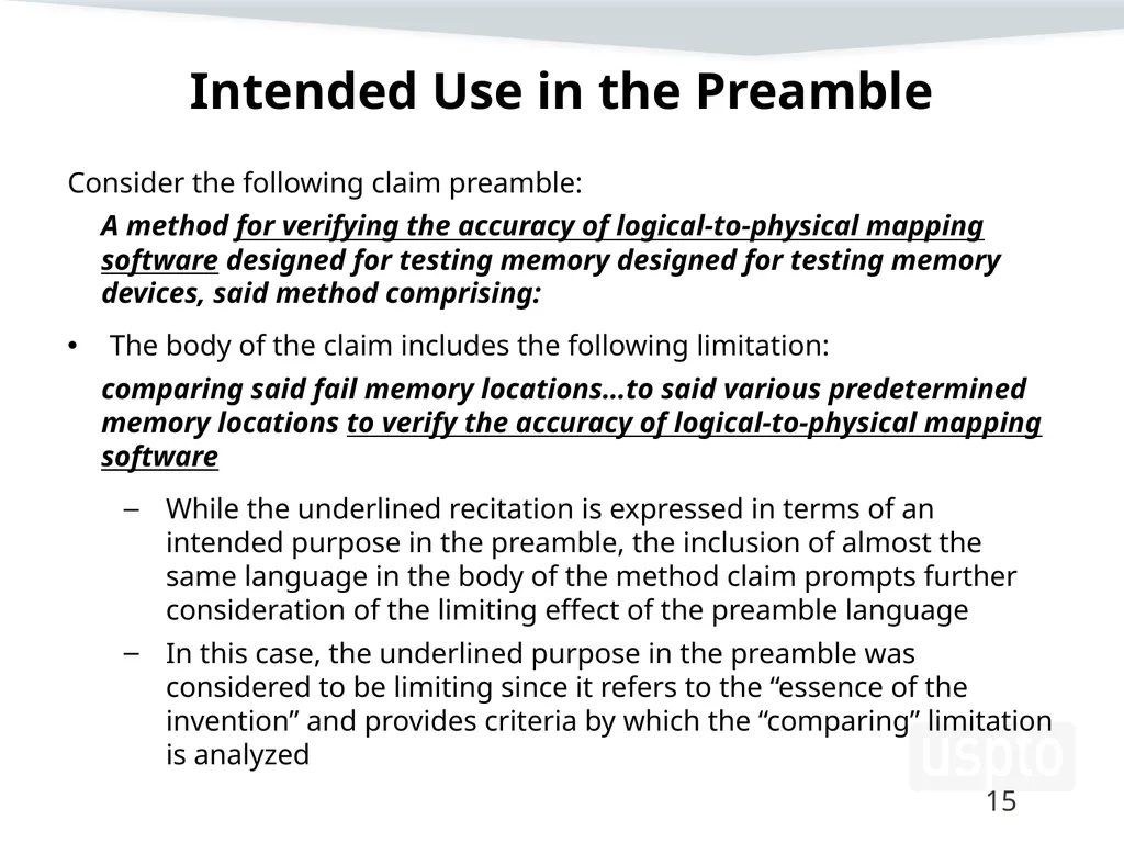 Examining Functional Claim Limitations: Focus on - slide 15 of 33