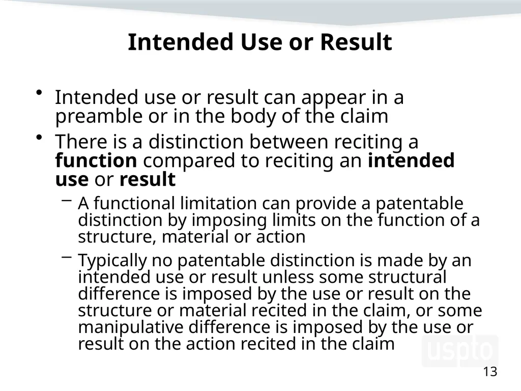 Examining Functional Claim Limitations: Focus on - slide 13 of 33