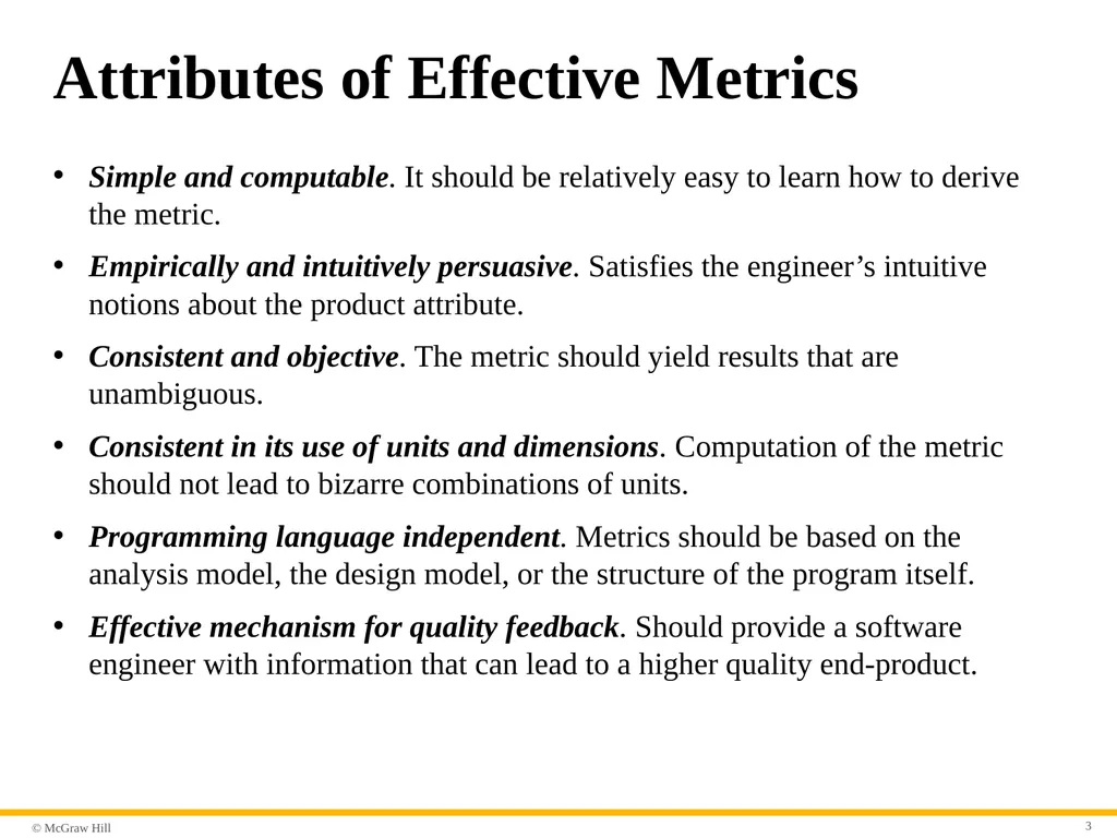 Chapter 23 Software Metrics and Analytics Part - slide 3 of 29