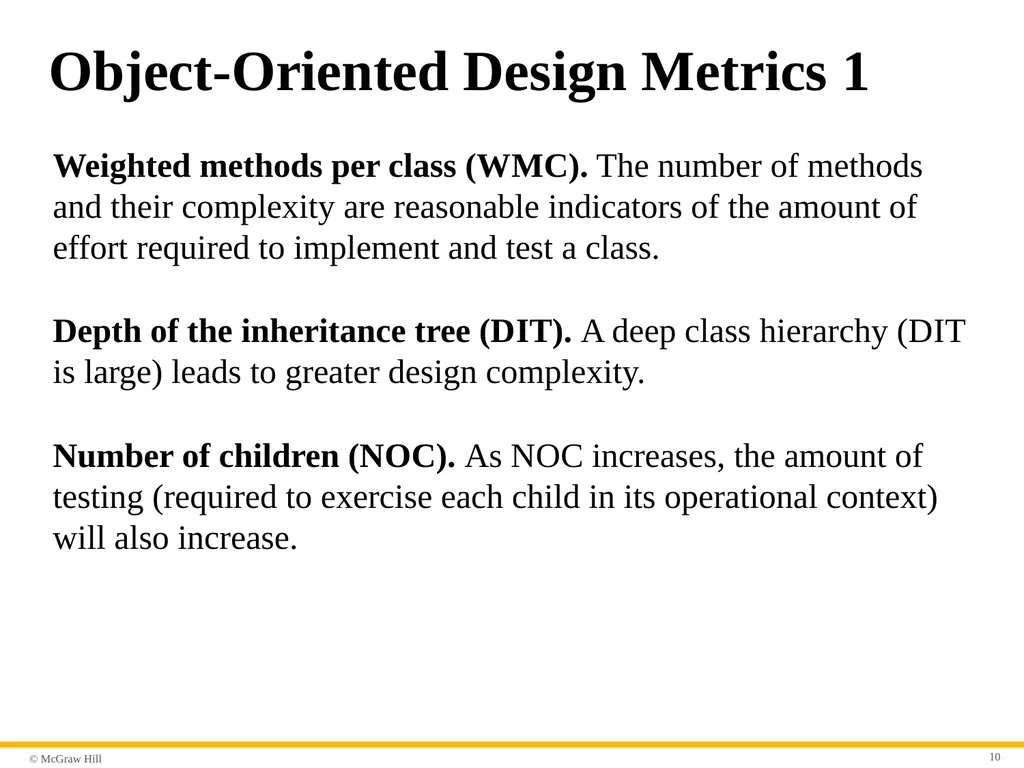 Chapter 23 Software Metrics and Analytics Part - slide 10 of 29