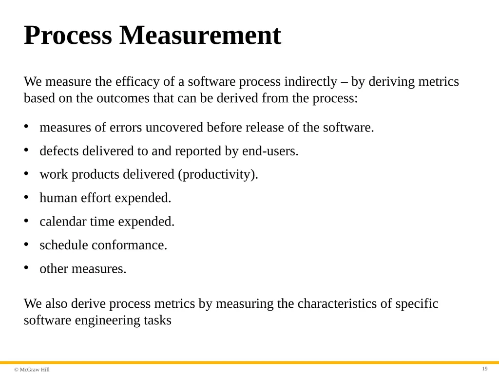 Chapter 23 Software Metrics and Analytics Part - slide 19 of 29