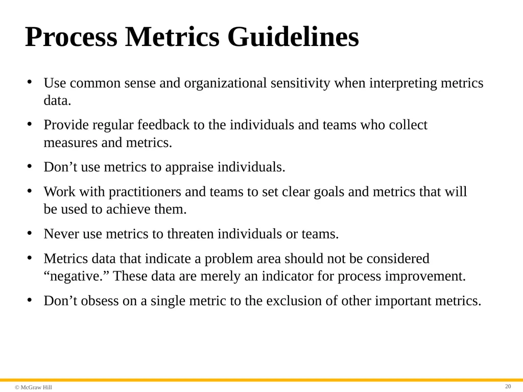 Chapter 23 Software Metrics and Analytics Part - slide 20 of 29