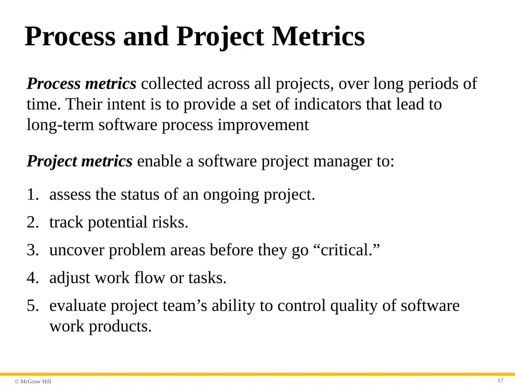Chapter 23 Software Metrics and Analytics Part - slide 17 of 29