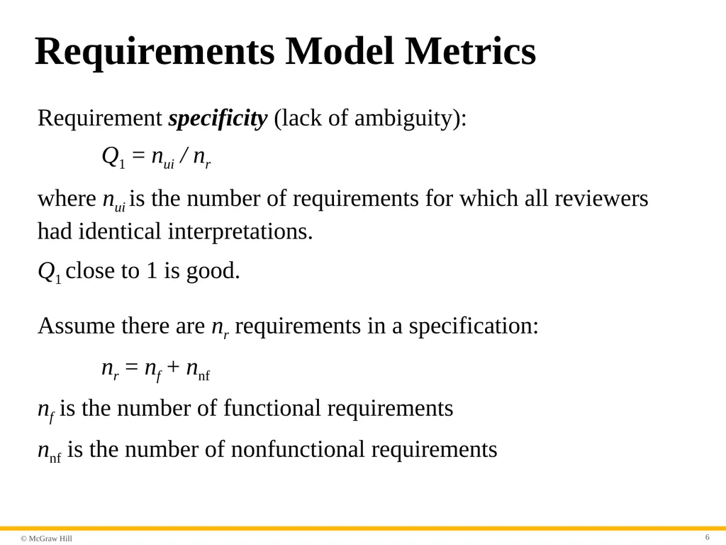 Chapter 23 Software Metrics and Analytics Part - slide 6 of 29