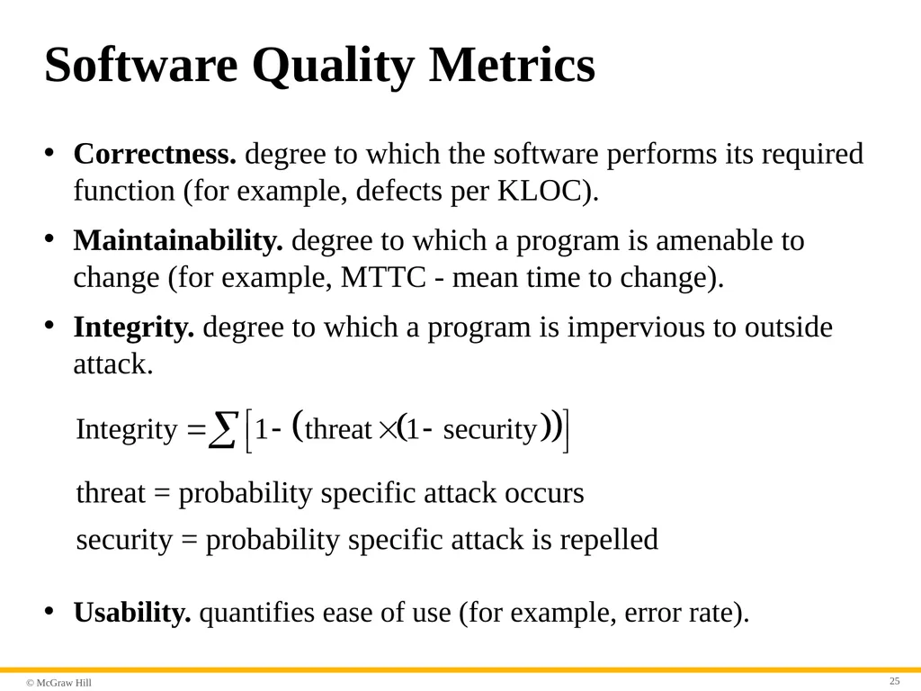Chapter 23 Software Metrics and Analytics Part - slide 25 of 29