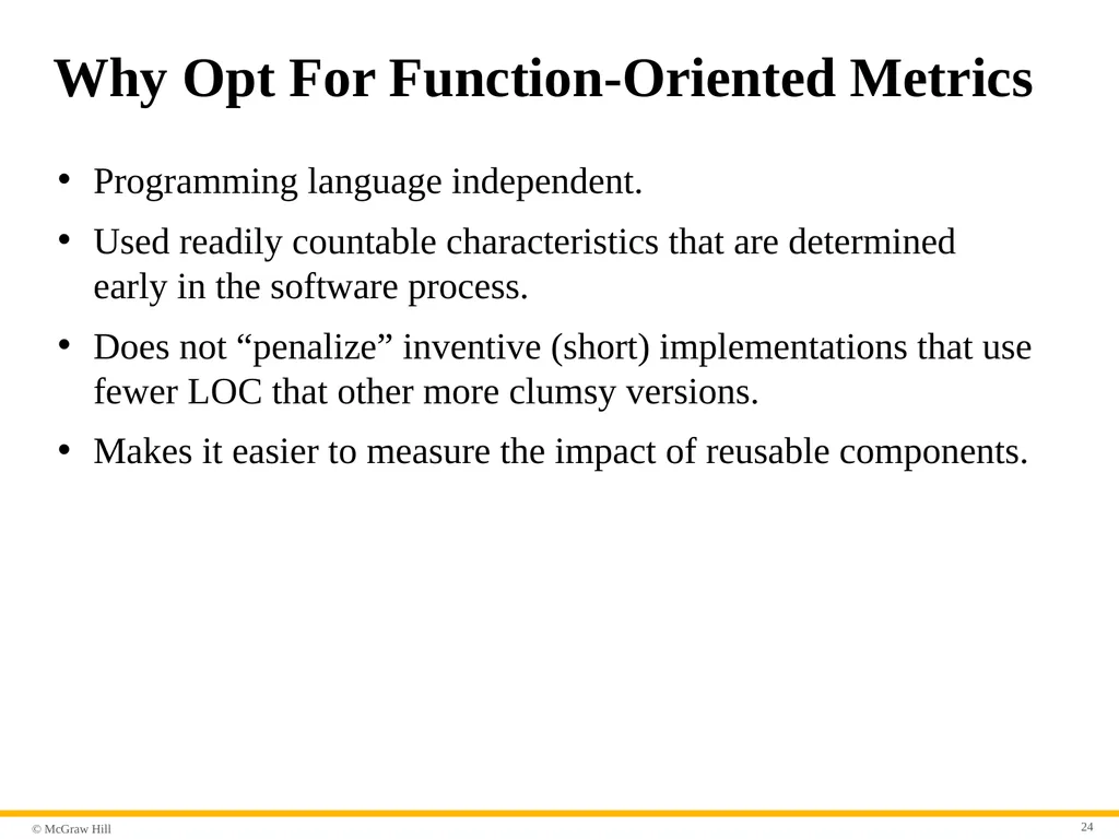 Chapter 23 Software Metrics and Analytics Part - slide 24 of 29