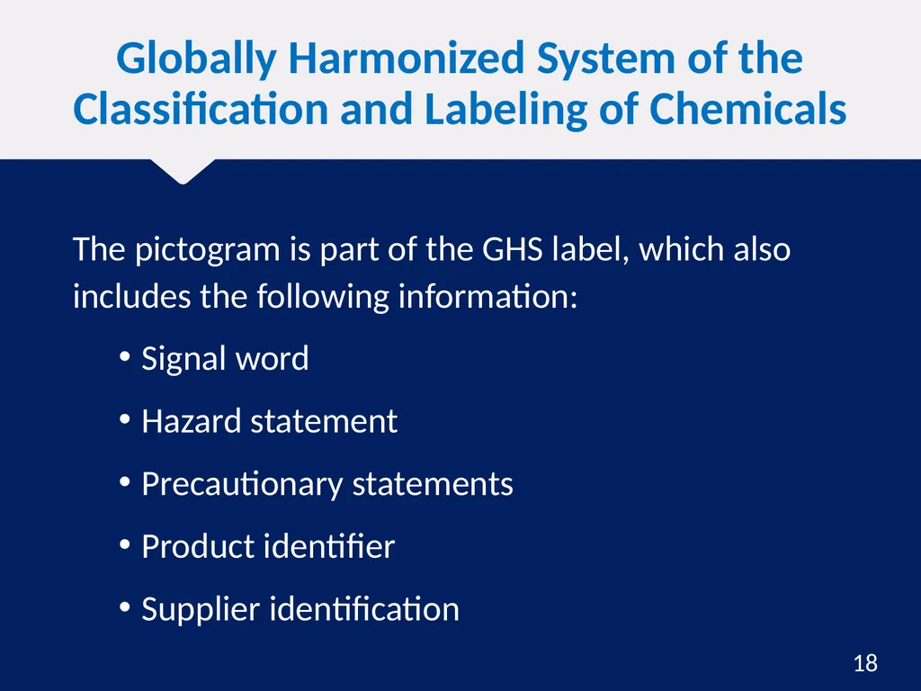 Hazardous Materials Safety & Security Awareness - slide 18 of 50