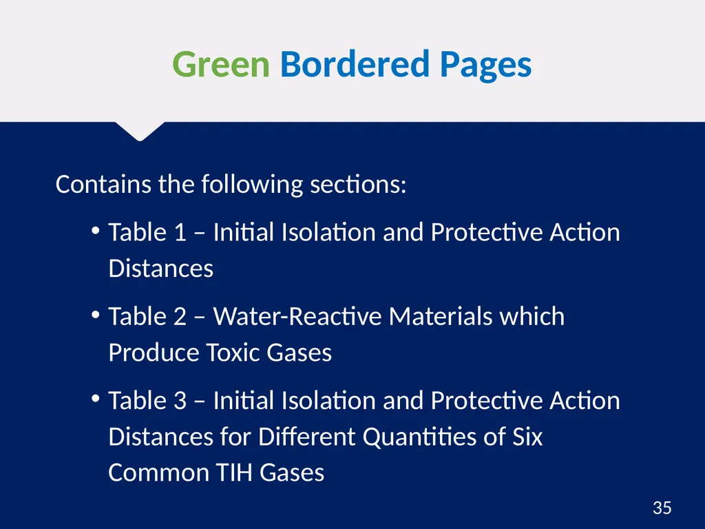 Hazardous Materials Safety & Security Awareness - slide 35 of 50
